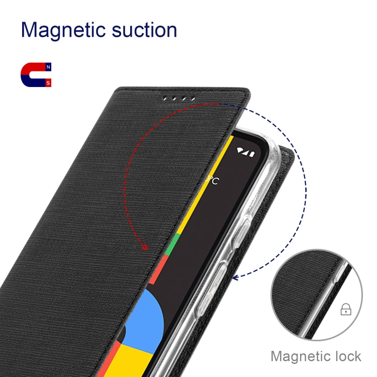 For Google Pixel 6a ViLi DMX Series Shockproof Magnetic Flip Leather Phone Case