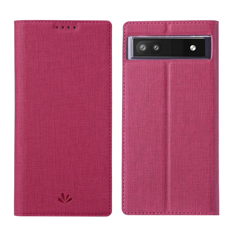 For Google Pixel 6a ViLi DMX Series Shockproof Magnetic Flip Leather Phone Case