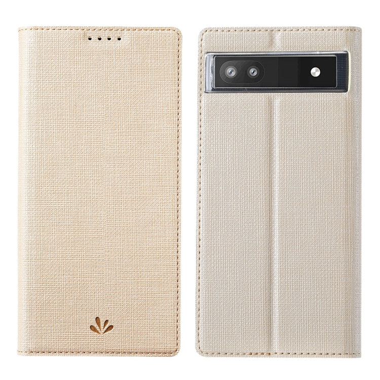 For Google Pixel 6a ViLi DMX Series Shockproof Magnetic Flip Leather Phone Case
