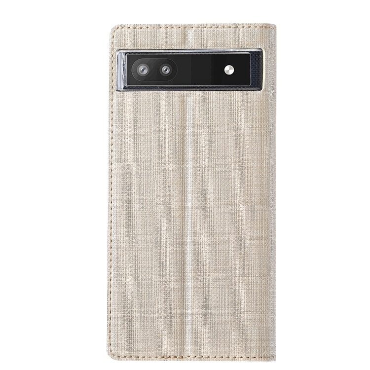 For Google Pixel 6a ViLi DMX Series Shockproof Magnetic Flip Leather Phone Case