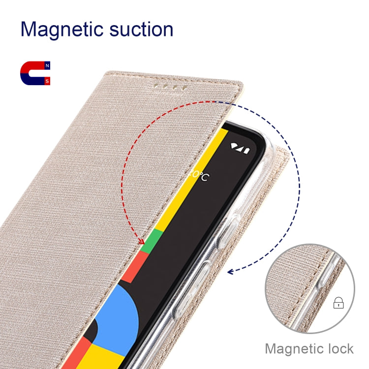 For Google Pixel 6a ViLi DMX Series Shockproof Magnetic Flip Leather Phone Case