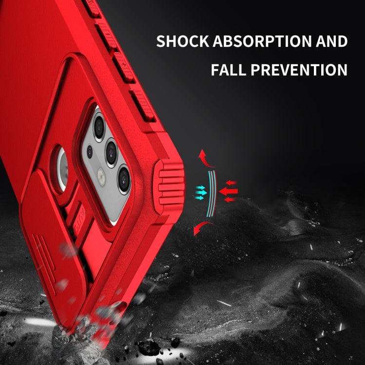 For Motorola Moto G30 / G10 Stereoscopic Holder Sliding Camshield Phone Case