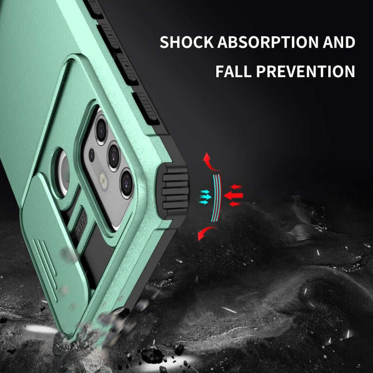 For Motorola Moto G30 / G10 Stereoscopic Holder Sliding Camshield Phone Case