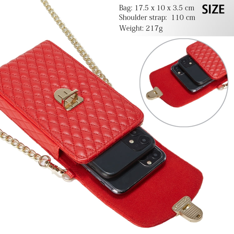 Chain Crossbody PU Shoulder Phone Bag