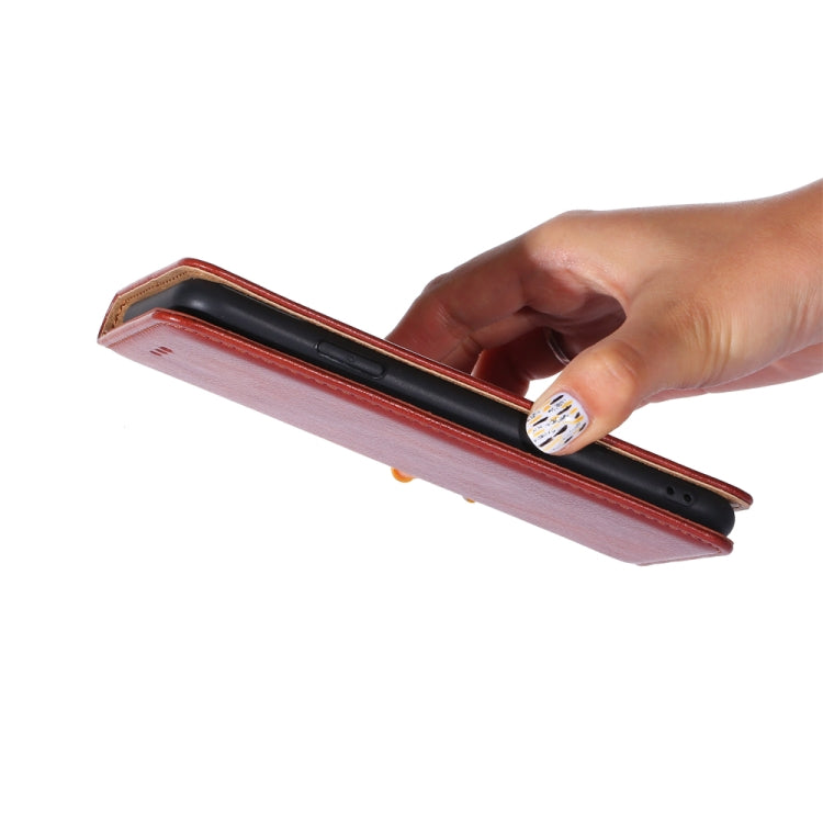 For Xiaomi Poco M4 Pro Gloss Oil Solid Color Magnetic Flip Leather Phone Case