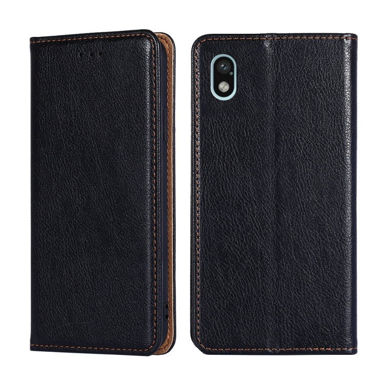 For Sony Xperia Ace III Gloss Oil Solid Color Magnetic Flip Leather Phone Case