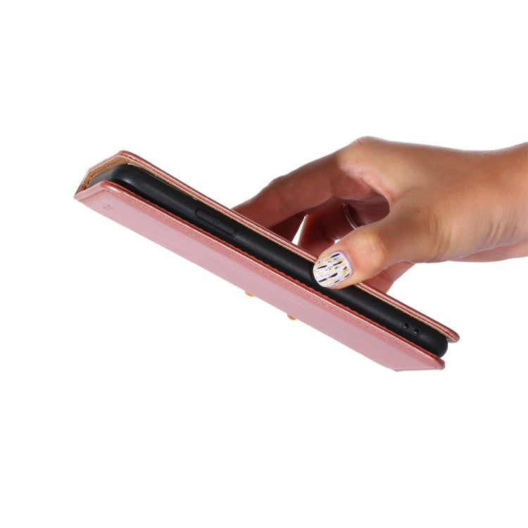 For Sony Xperia Ace III Gloss Oil Solid Color Magnetic Flip Leather Phone Case