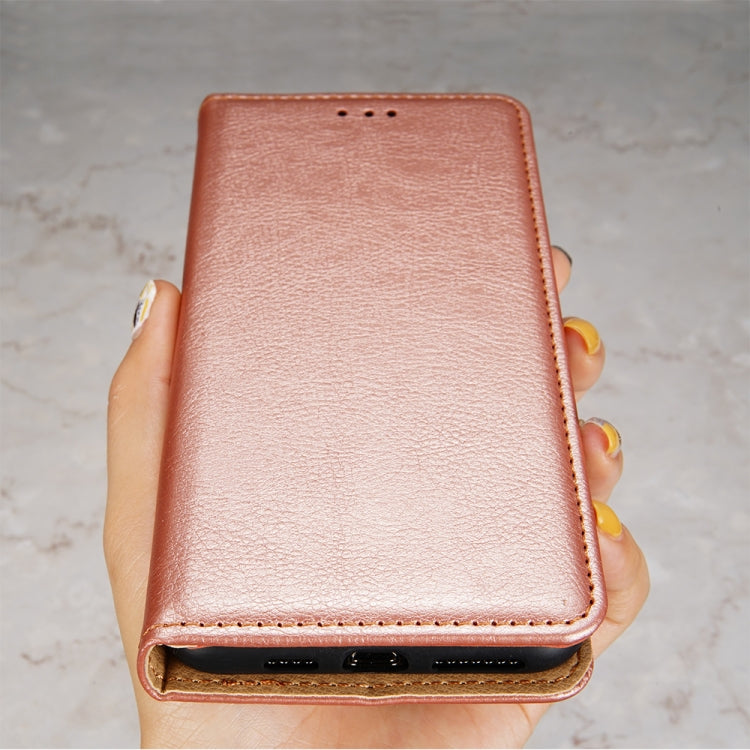 For Ulefone Note 12P Gloss Oil Solid Color Magnetic Flip Leather Phone Case