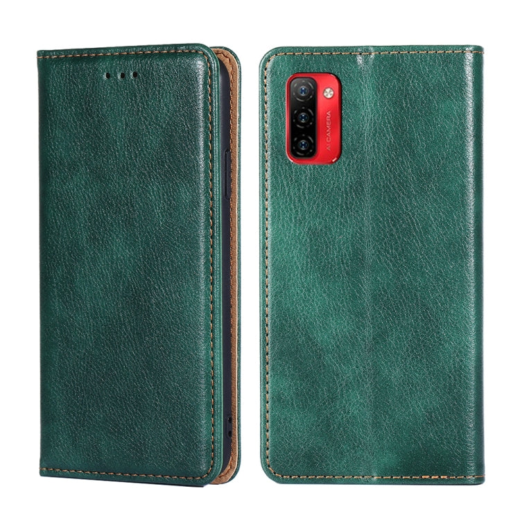 For Ulefone Note 12P Gloss Oil Solid Color Magnetic Flip Leather Phone Case