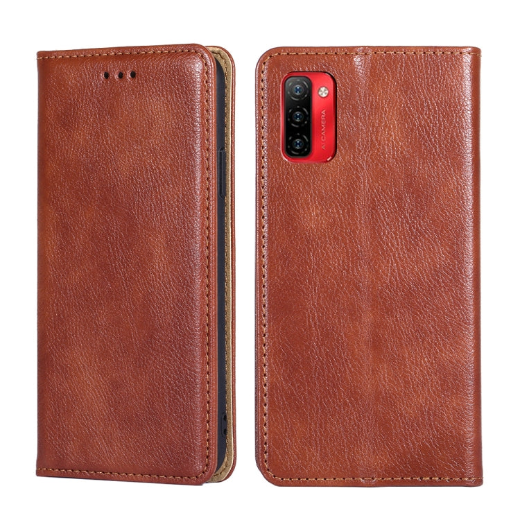 For Ulefone Note 12P Gloss Oil Solid Color Magnetic Flip Leather Phone Case
