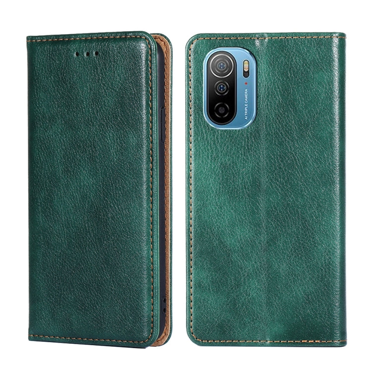 For Ulefone Note 13P Gloss Oil Solid Color Magnetic Flip Leather Phone Case