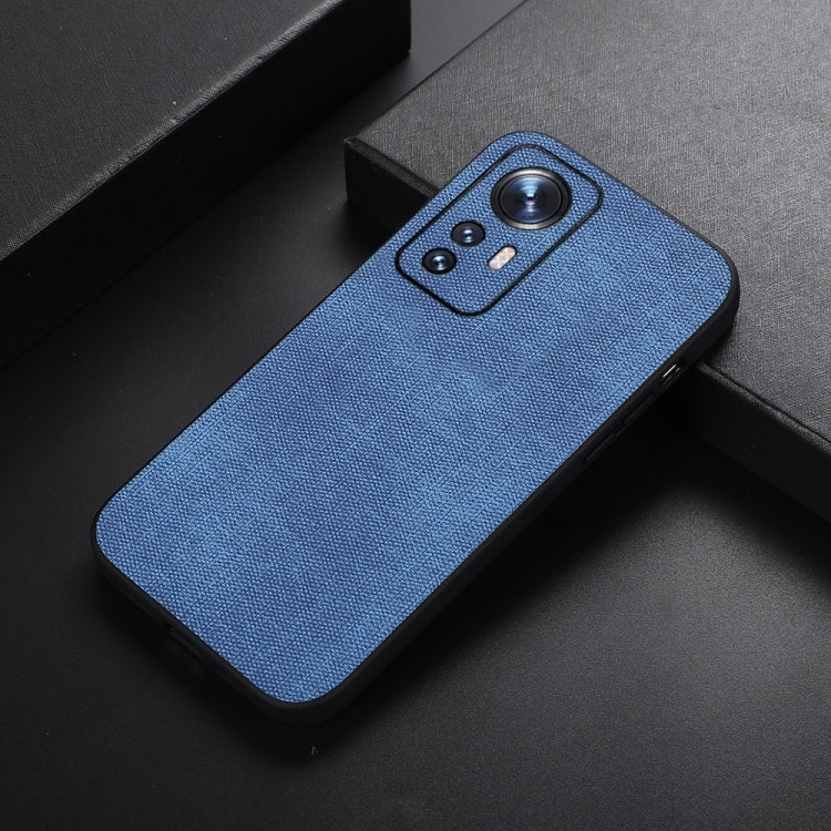 For Xiaomi 12 Pro Brugg Texture PU Shockproof Phone Case