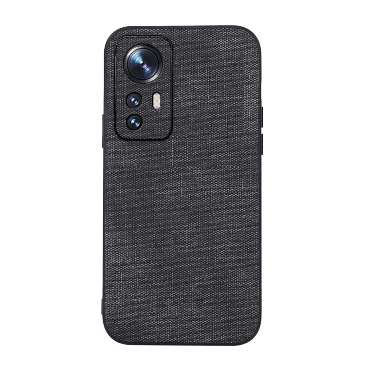 For Xiaomi 12 / 12X Brugg Texture PU Shockproof Phone Case