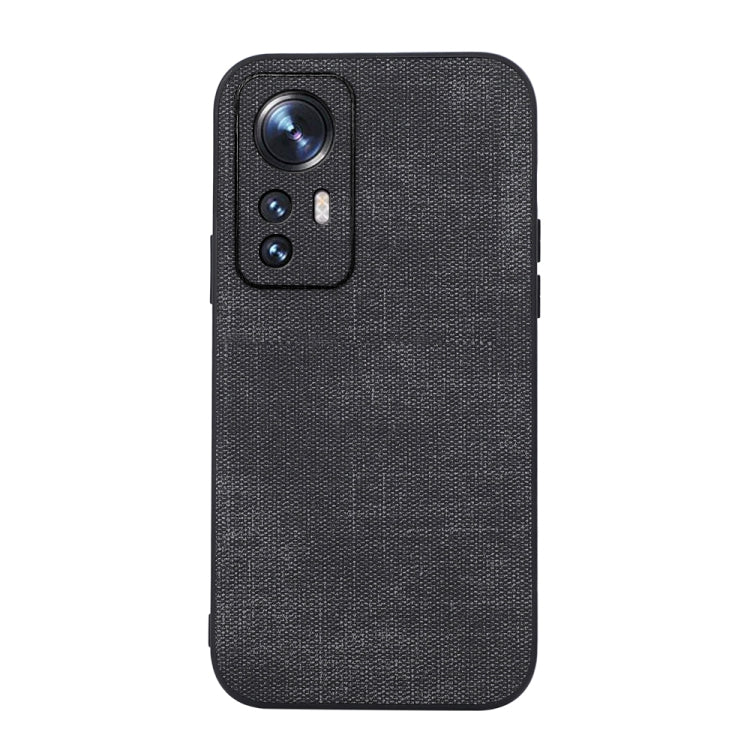 For Xiaomi 12 / 12X Brugg Texture PU Shockproof Phone Case