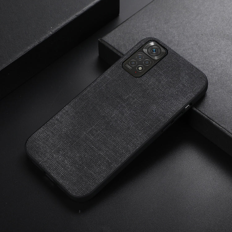 For Xiaomi Redmi Note 11 / Note 11S 4G Brugg Texture PU Shockproof Phone Case