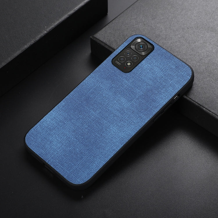 For Xiaomi Redmi Note 11 / Note 11S 4G Brugg Texture PU Shockproof Phone Case