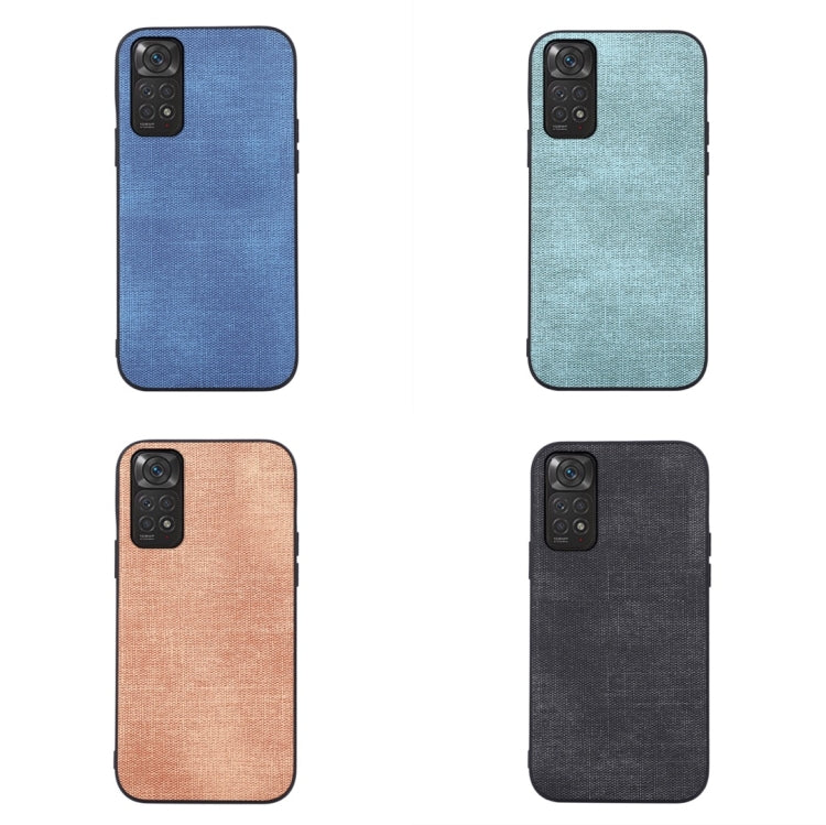 For Xiaomi Redmi Note 11 / Note 11S 4G Brugg Texture PU Shockproof Phone Case