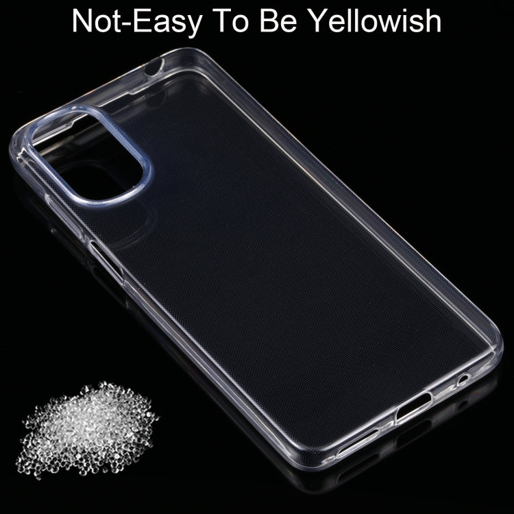 For Motorola Moto E32 0.75mm Ultra-thin Transparent TPU Phone Case