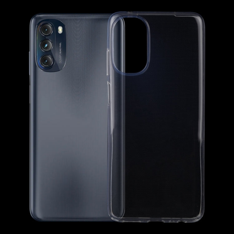 For Motorola Moto G 2022 0.75mm Ultra-thin Transparent TPU Phone Case