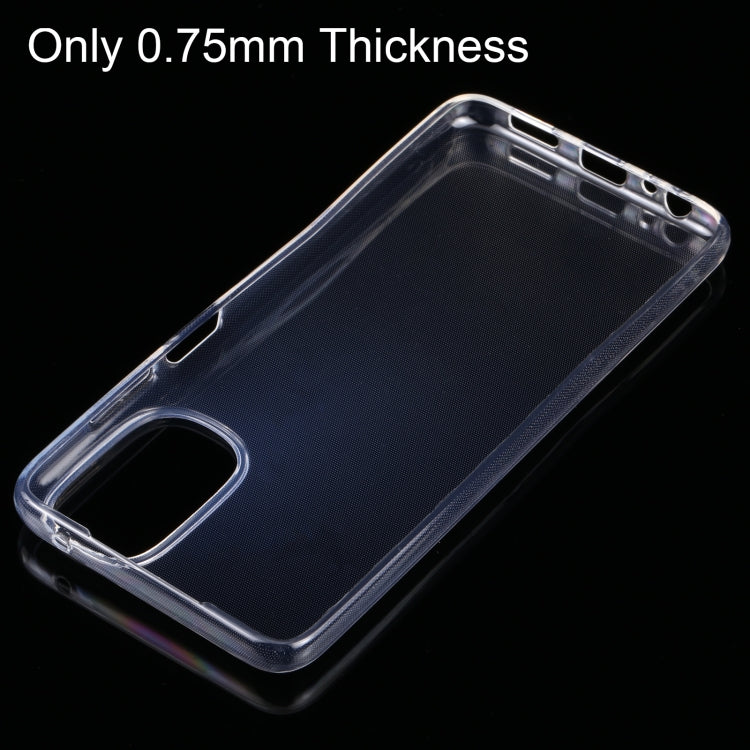 For Motorola Moto G 2022 0.75mm Ultra-thin Transparent TPU Phone Case