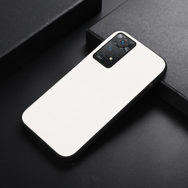 For Xiaomi Redmi Note 11 Pro Falette Texture PU Shockproof Phone Case