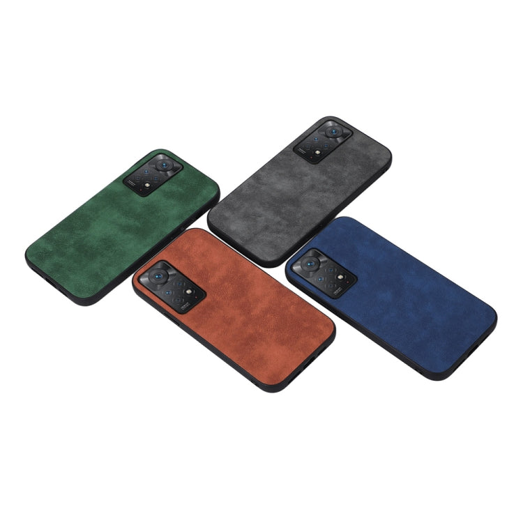 For Xiaomi Redmi Note 11 Pro Morocco Texture PU Shockproof Phone Case