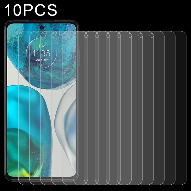 10 PCS 0.26mm 9H 2.5D Tempered Glass Film For Motorola Moto G52j 5G