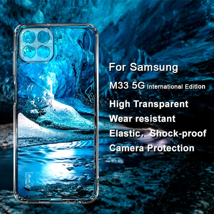 For Samsung Galaxy M33 5G Global IMAK UX-5 Series Transparent Shockproof TPU Protective Phone Case