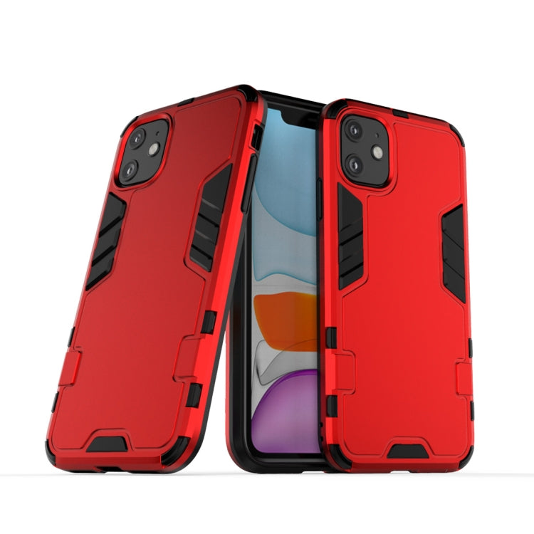 For iPhone 11 Simple Style Shockproof PC + TPU Case