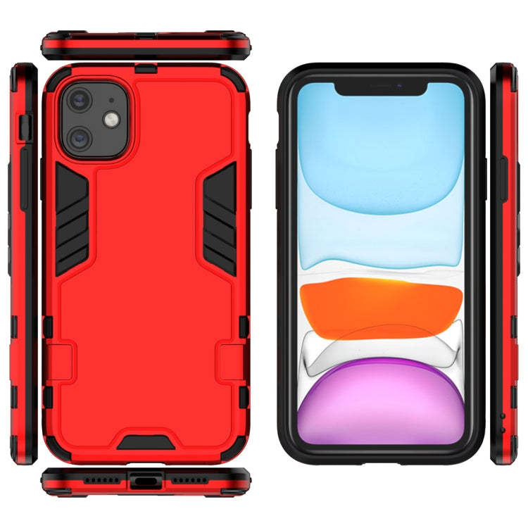 For iPhone 11 Simple Style Shockproof PC + TPU Case