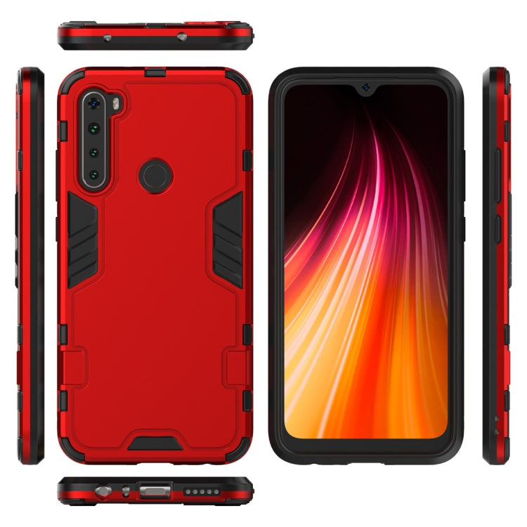 For Xiaomi Redmi Note 8 Simple Style Shockproof PC + TPU Case