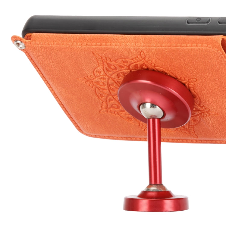 For Xiaomi 12 Mandala Embossed Card Slots Magnetic Phone Case