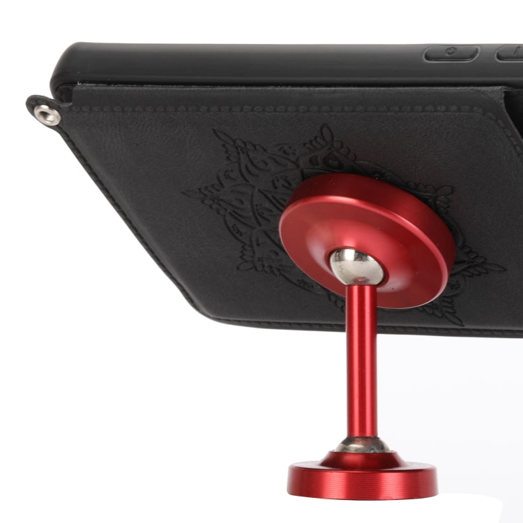 For Xiaomi 12 Pro Mandala Embossed Card Slots Magnetic Phone Case