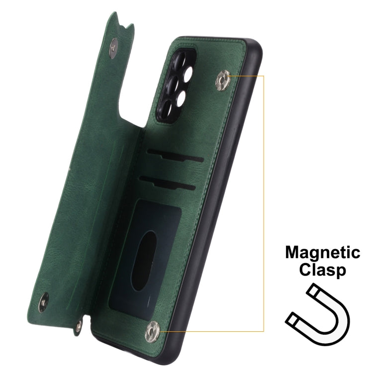 For Samsung Galaxy A23 4G Mandala Embossed Card Slots Magnetic Phone Case