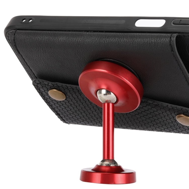 For Infinix Hot 9 / Note 7 Lite Double Buckle Card Slots Magnetic Phone Case