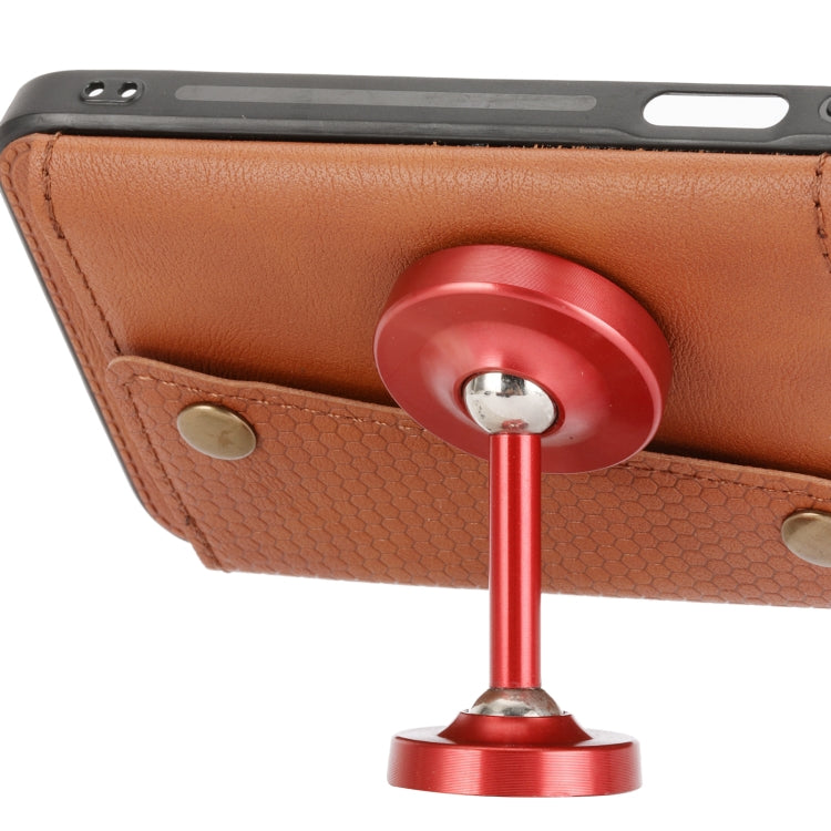 For Infinix Hot 9 / Note 7 Lite Double Buckle Card Slots Magnetic Phone Case