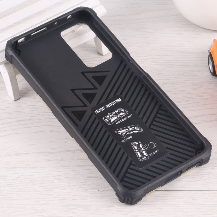 For Xiaomi Redmi Note 11 Pro 4G / 5G Global Armor Kickstand TPU + PC Magnetic Phone Case