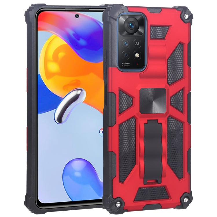 For Xiaomi Redmi Note 11 Pro 4G / 5G Global Armor Kickstand TPU + PC Magnetic Phone Case