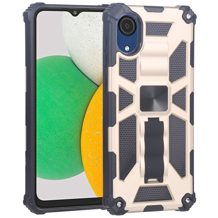 For Samsung Galaxy A03 Core Armor Kickstand TPU + PC Magnetic Phone Case