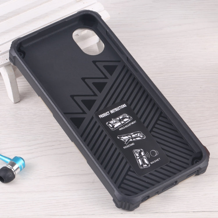 For Samsung Galaxy A03 Core Armor Kickstand TPU + PC Magnetic Phone Case