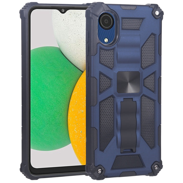 For Samsung Galaxy A03 Core Armor Kickstand TPU + PC Magnetic Phone Case