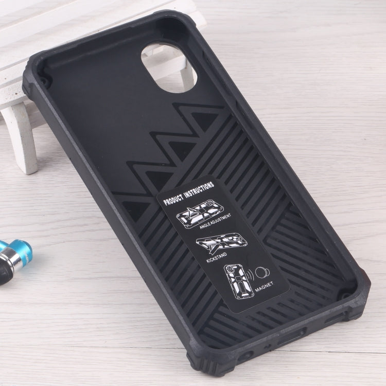 For Samsung Galaxy A03 Core Armor Kickstand TPU + PC Magnetic Phone Case