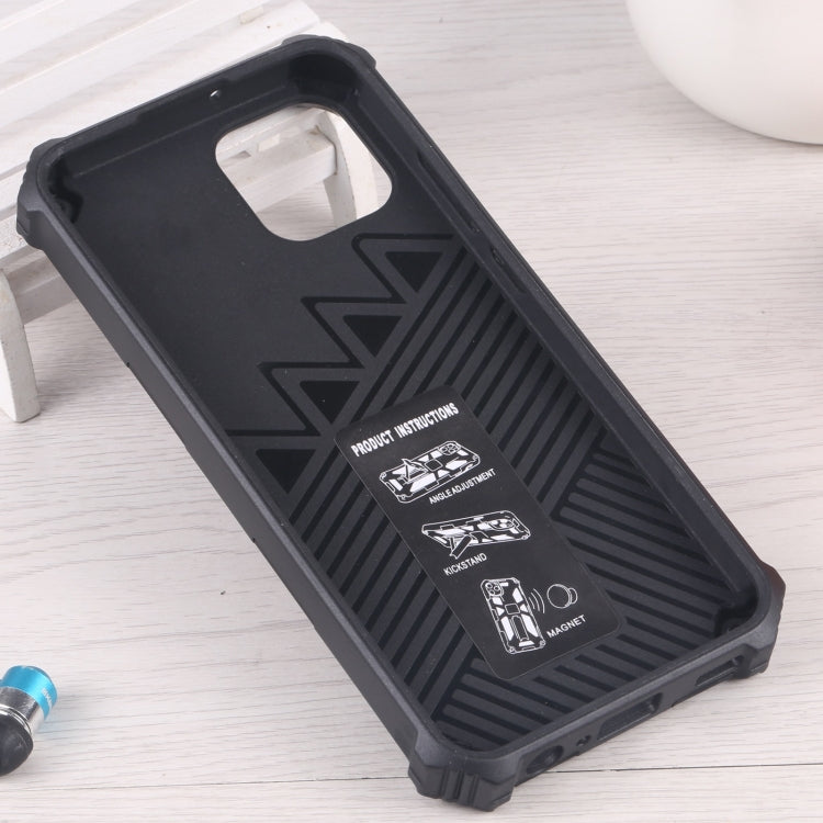 For Samsung Galaxy A03 EU 164mm Armor Kickstand TPU + PC Magnetic Phone Case