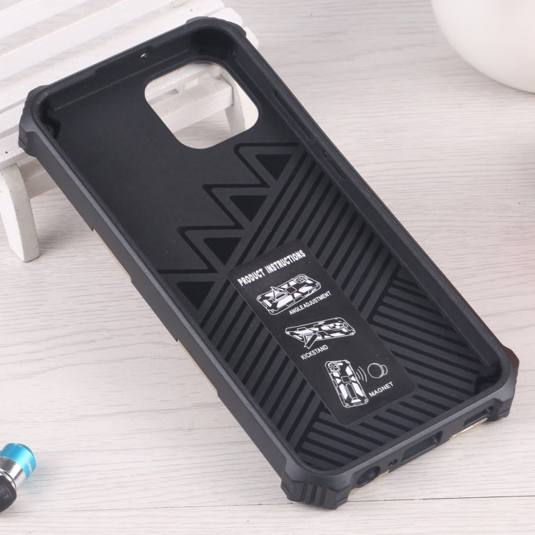 For Samsung Galaxy A03 EU 164mm Armor Kickstand TPU + PC Magnetic Phone Case
