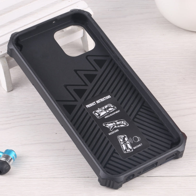 For Samsung Galaxy A03 EU 164mm Armor Kickstand TPU + PC Magnetic Phone Case