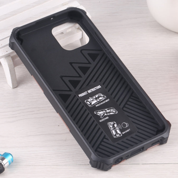 For Samsung Galaxy A03 EU 164mm Armor Kickstand TPU + PC Magnetic Phone Case