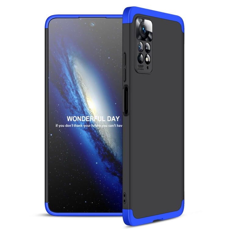 For Xiaomi Redmi Note 11 Pro 4G / 5G Global GKK Three Stage Splicing Full Coverage PC Case