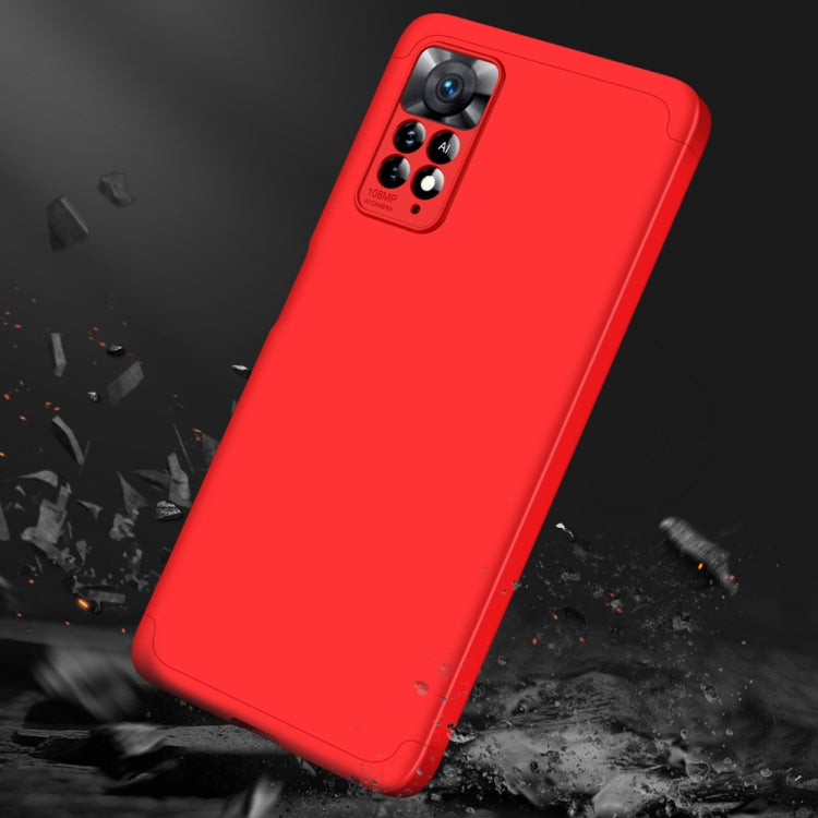 For Xiaomi Redmi Note 11 Pro 4G / 5G Global GKK Three Stage Splicing Full Coverage PC Case