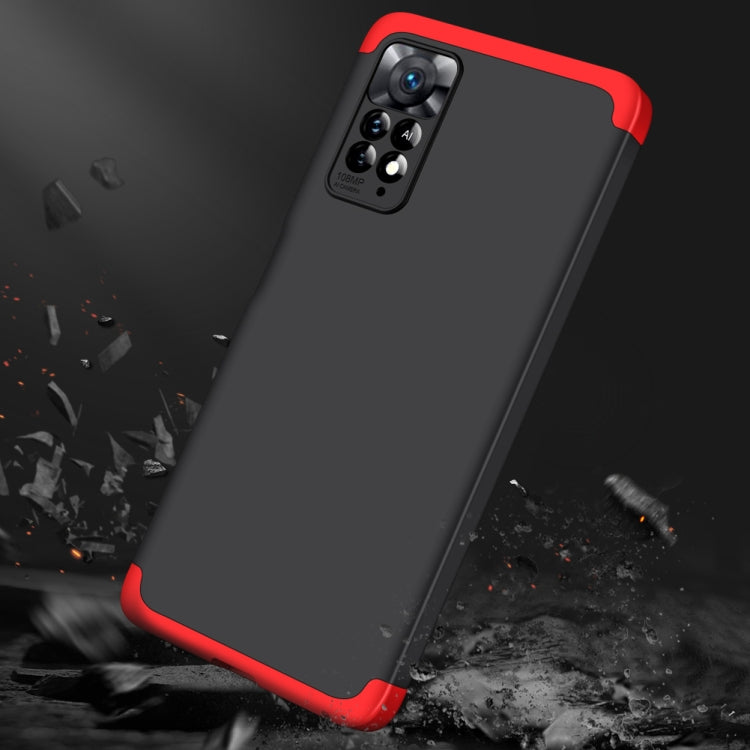 For Xiaomi Redmi Note 11 Pro 4G / 5G Global GKK Three Stage Splicing Full Coverage PC Case