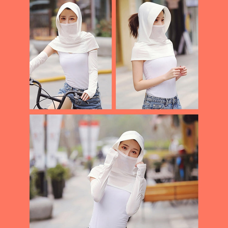 Summer Outdoor Ice Silk Headscarf Shawl Face Mask Multi-functional Sun Protection Equipment